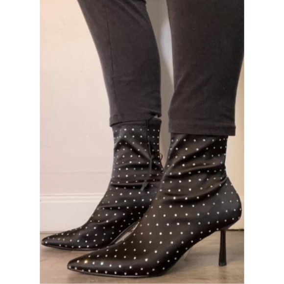 EXPRESS ~Rhinestone Pointed Heel Booties (NWT) - Picture 10 of 12
